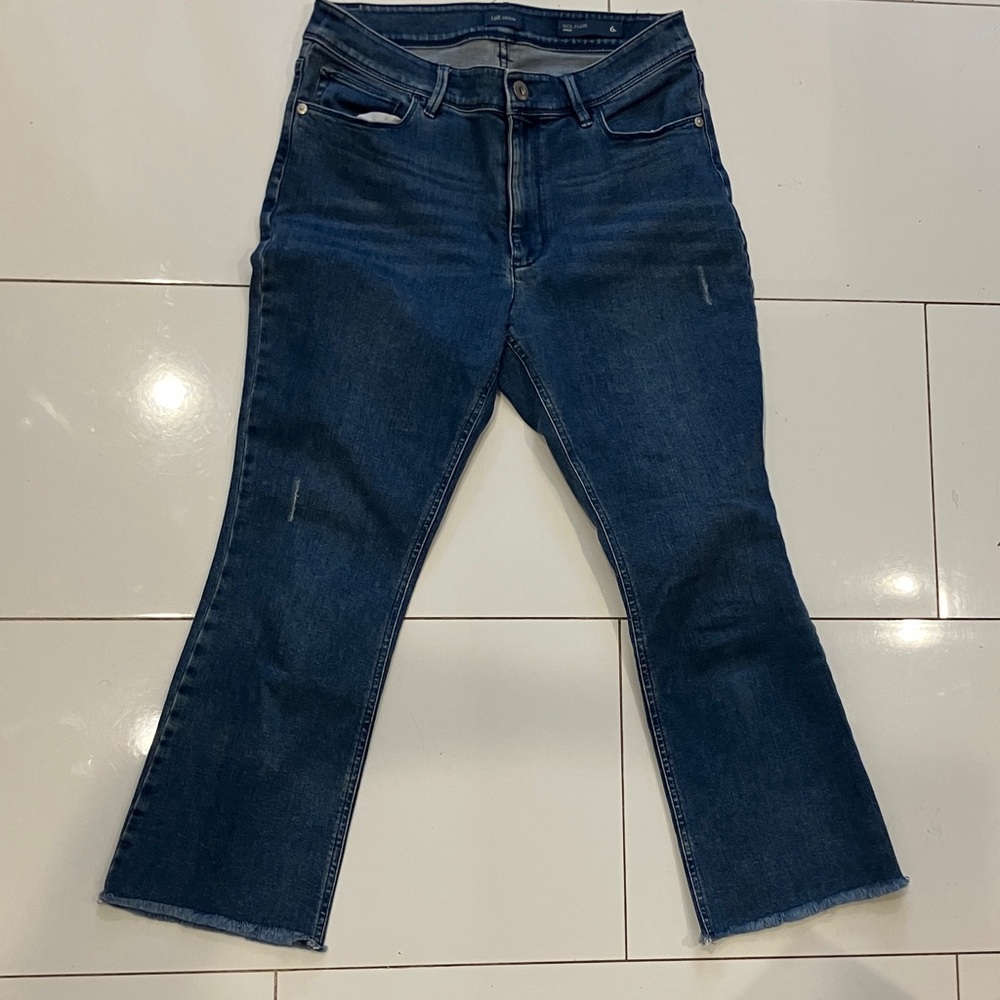 J. Jill Denim Kick Flare Ankle Jeans Women's size 6p